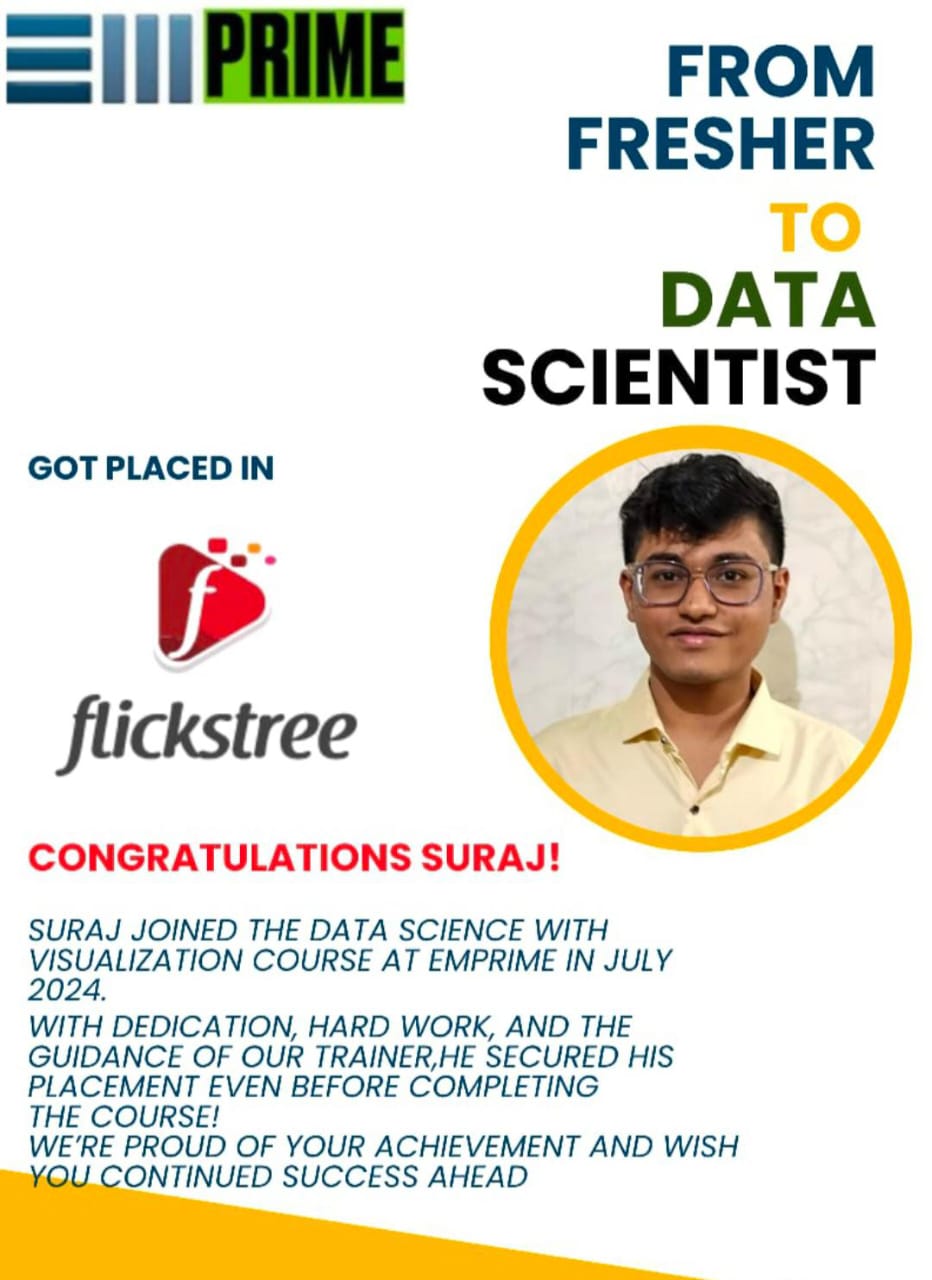 Suraj – Data Scientist success story